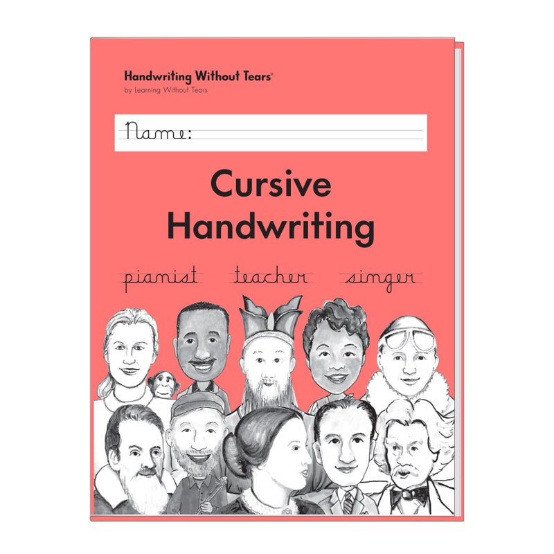 Learning Without Tears, Cursive Handwriting, Student Workbook, Age 8+, 3rd Grade+, Handwriting Practice, Writing Book, School & Home, Language Arts, Tutoring - Image 1